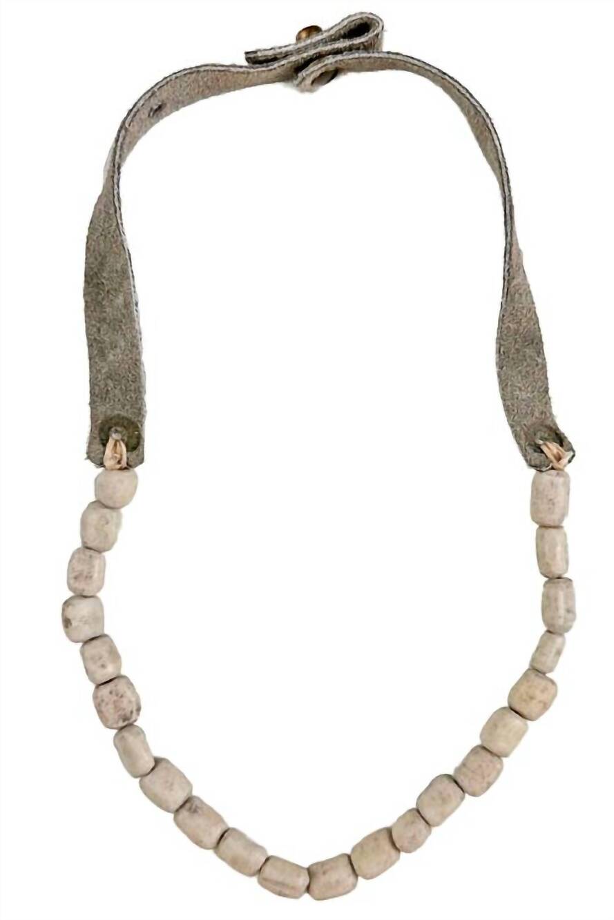 NEW TWINE & TWIG women's slim choker necklace in gray